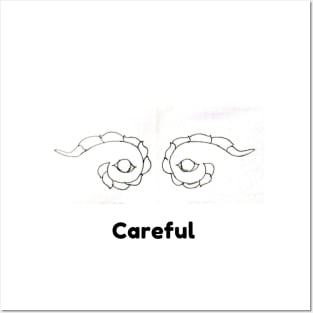 careful Posters and Art